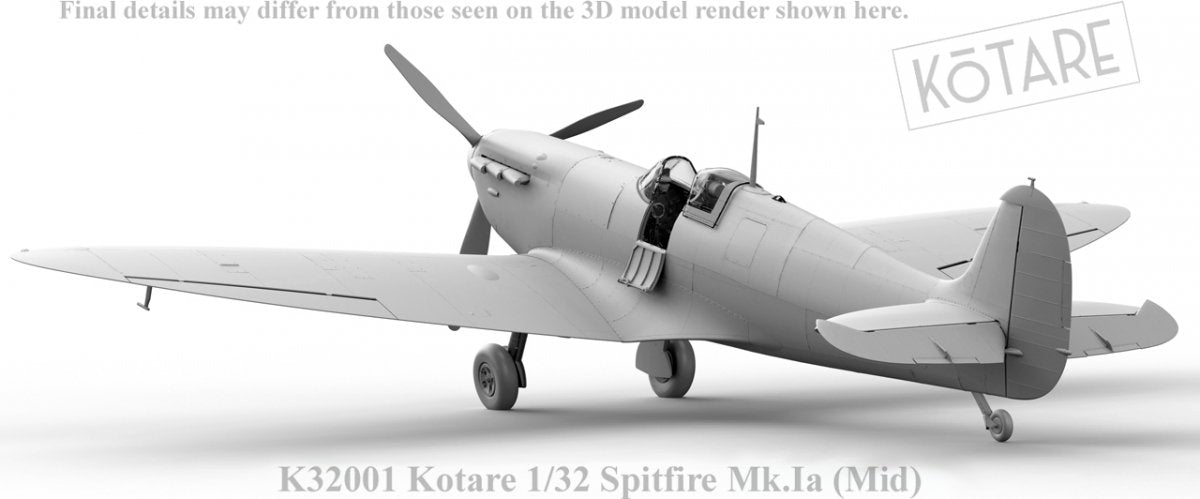 Kotare K32001 Spitfire Mk.Ia Mid. 1/32 – zdjęcie 8