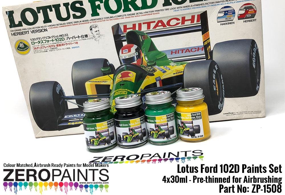 Zero Paints ZP-1508 Lotus Ford 102D Paint Set 4x30ml – Bild 3