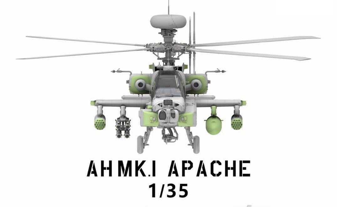 Takom 2604 AH Mk. 1 Apache Attack Helicopter 1/35 – image 3
