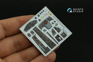 Quinta Studio QDS-32141 F-104G 3D-Printed &amp;amp; coloured Interior on decal paper (Italeri) (small version) 1/32 – zdjęcie 6