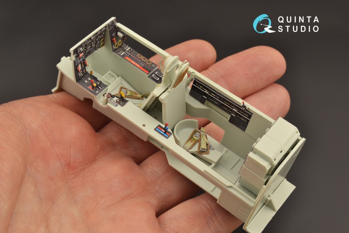Quinta Studio QD32093 He 219 3D-Printed &amp;amp; coloured Interior on decal paper ( Revell ) 1/32 – zdjęcie 5