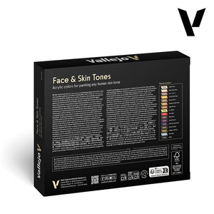 Vallejo 70258 Face &amp;amp; Skin Tones 16x18ml – zdjęcie 4