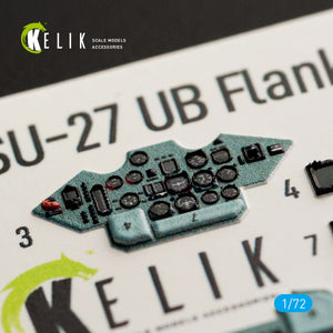 KELIK K72041 SU-27UB INTERIOR 3D DECALS FOR TRUMPETER KIT 1/72 – immagine 3