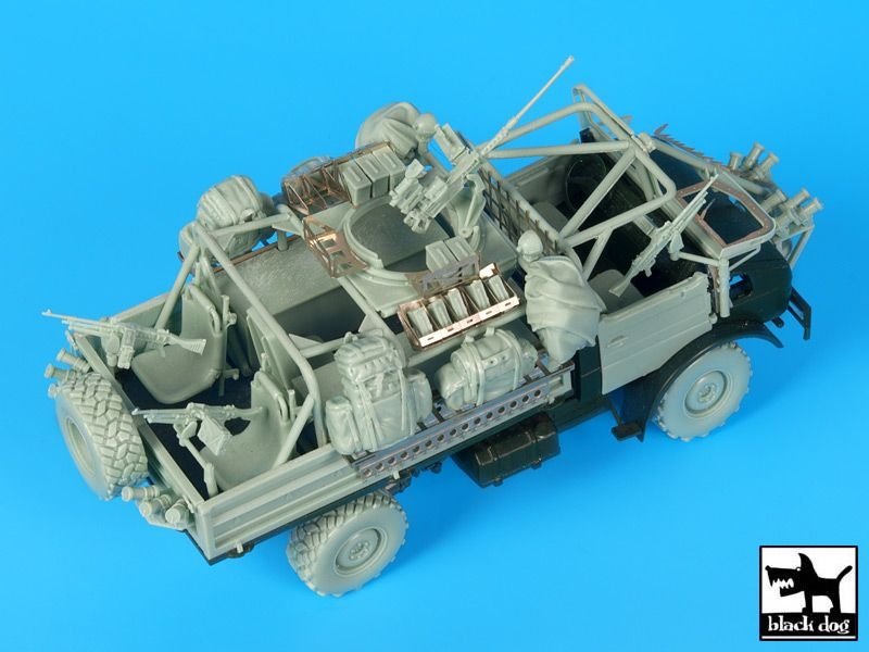 Black Dog T35182 Unimog Belgian special forces accessories set 1/35 – image 4