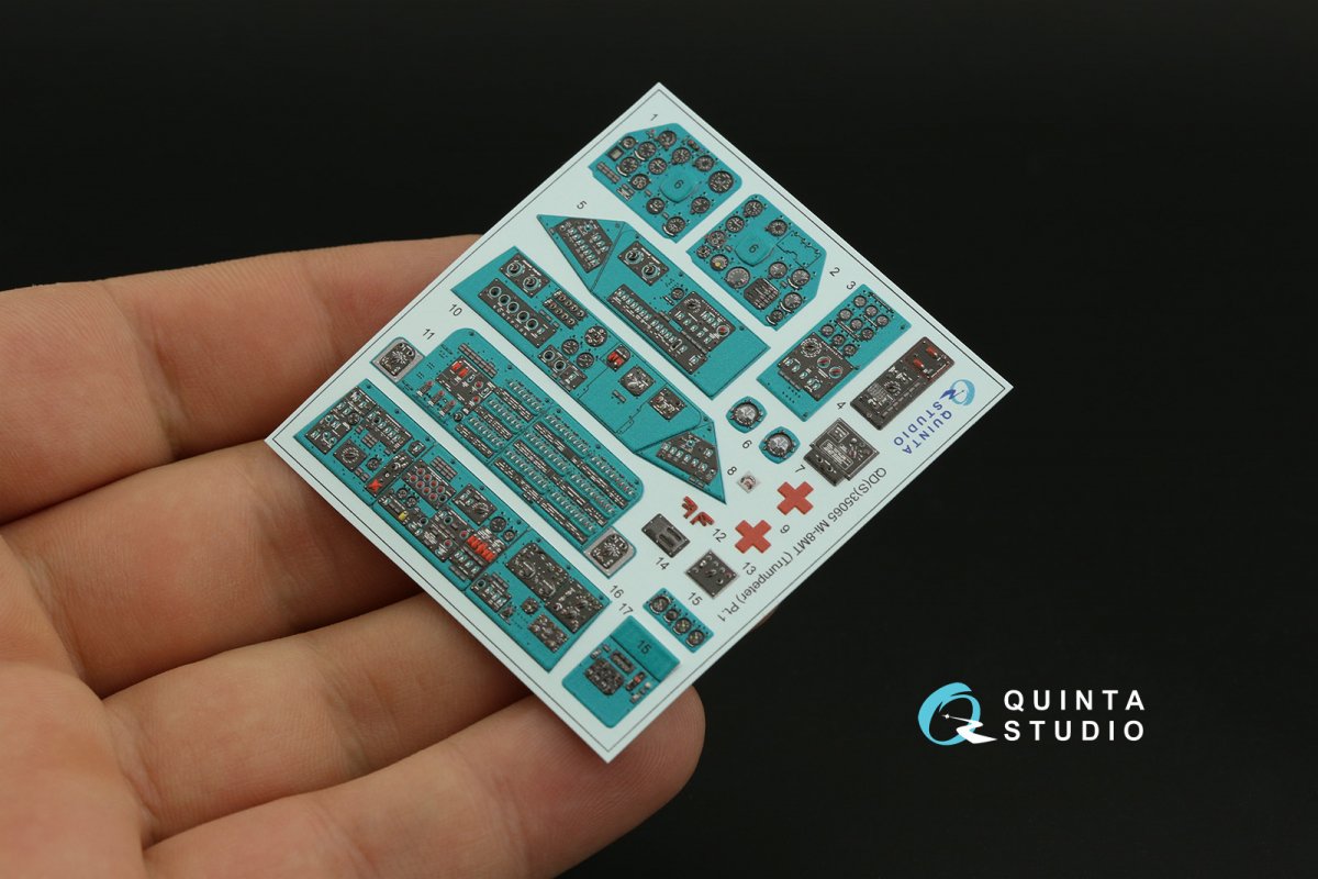 Quinta Studio QD35065 Mi-8MT 3D-Printed &amp;amp; coloured Interior on decal paper (Trumpeter) 1/35 – zdjęcie 5