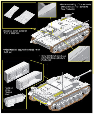 Dragon 6756 StuG.III Ausf.F w/7.5cm L/48 Last Production – image 2