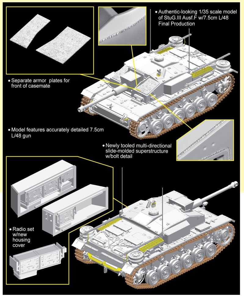 Dragon 6756 StuG.III Ausf.F w/7.5cm L/48 Last Production – image 2