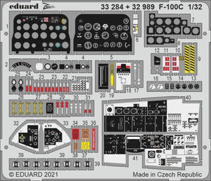 Eduard BIG33136 F-100C PART AND TRUMPETER 1/32 – image 6
