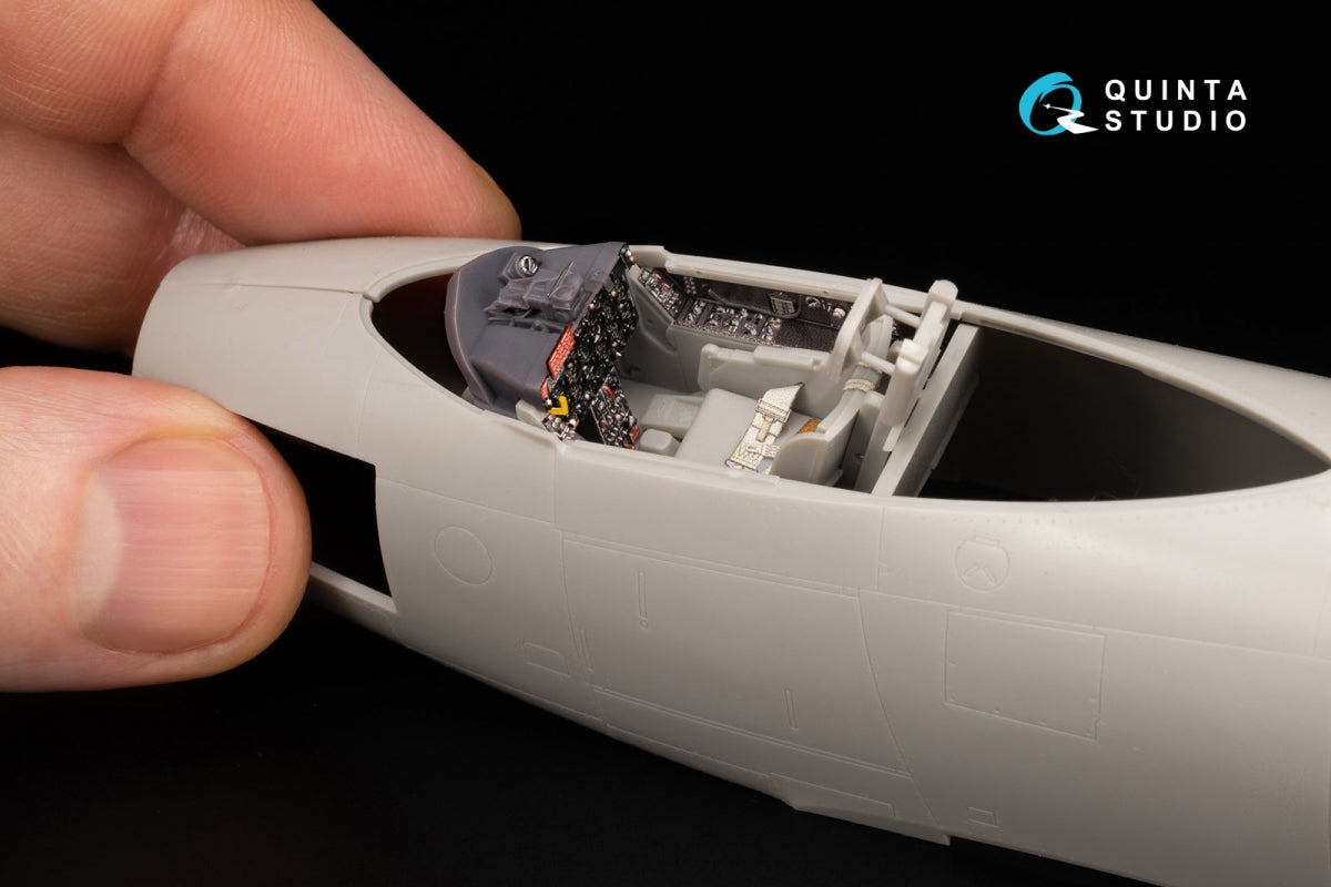 Quinta Studio QD+48531 F-86A Sabre 3D-Printed &amp;amp; coloured Interior on decal paper (Clear Prop) (with 3D-printed resin parts) 1/48 – zdjęcie 12