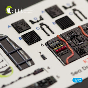 KELIK K72013 MH-53E &amp;quot;SEA DRAGON&amp;quot; INTERIOR 3D DECALS FOR ITALERI KIT 1/72 – zdjęcie 2