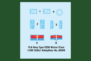 Hobby Boss 83516 PLA Navy Type 033G Wuhan Class 1/350 – image 3
