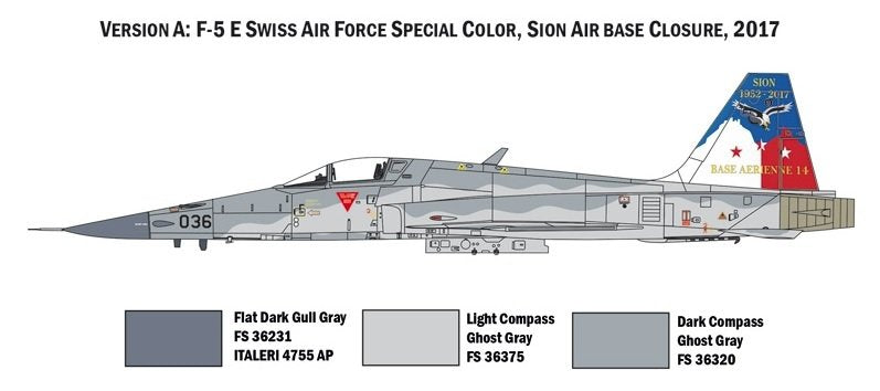 Italeri 1420 F-5E Swiss Air Force 1/72 – image 2