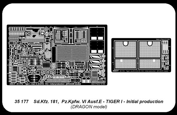 Aber 35177 Sd.Kfz.VI Ausf.E Tiger I, Initial production 1/35 – image 4
