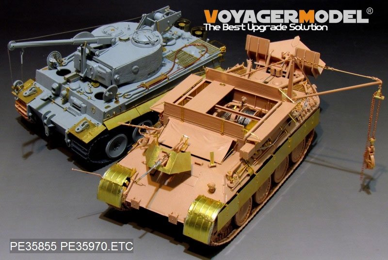 Voyager Model PE35970 WWII German Bergepanther Ausf.A (Late type,Panther G tool holders) Basic For MENG SS-015 1/35 – image 21