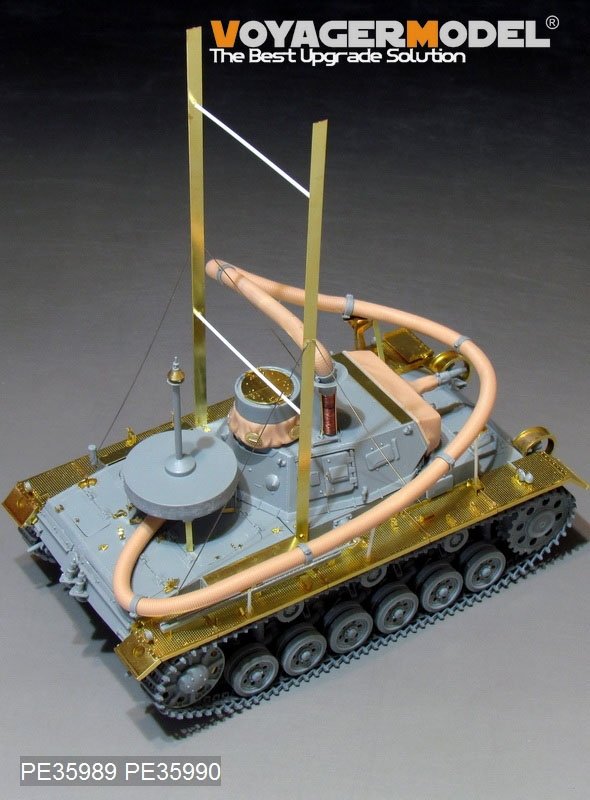 Voyager Model PE35989 WWII German Pz.KPfw.III (T)Ausf.F &amp;quot;Operation Seelowe&amp;quot; Basic For DRAGON 6877/6717 1/35 – image 6