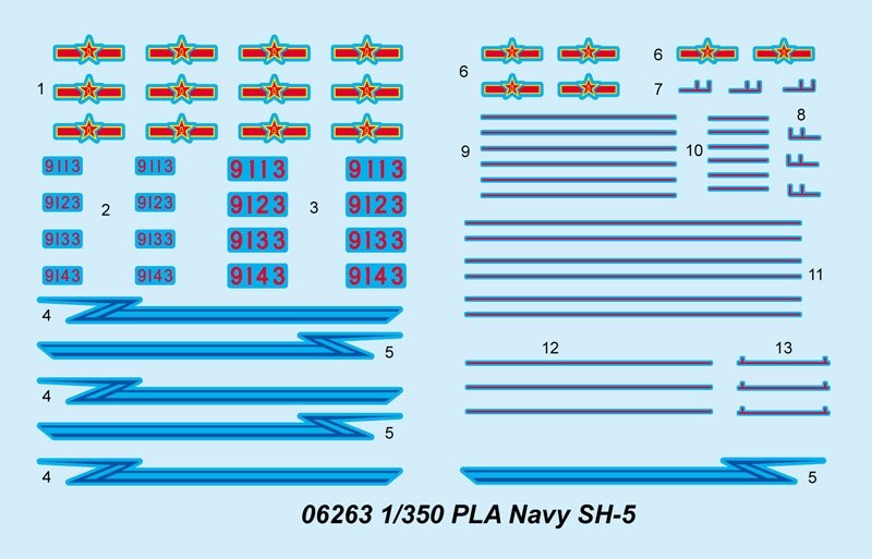 Trumpeter 06263 PLA Navy SH-5 1/350 – zdjęcie 4