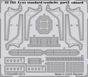 Eduard 32763 Lynx Mk.88 seatbelts 1/32 Revell – zdjęcie 2