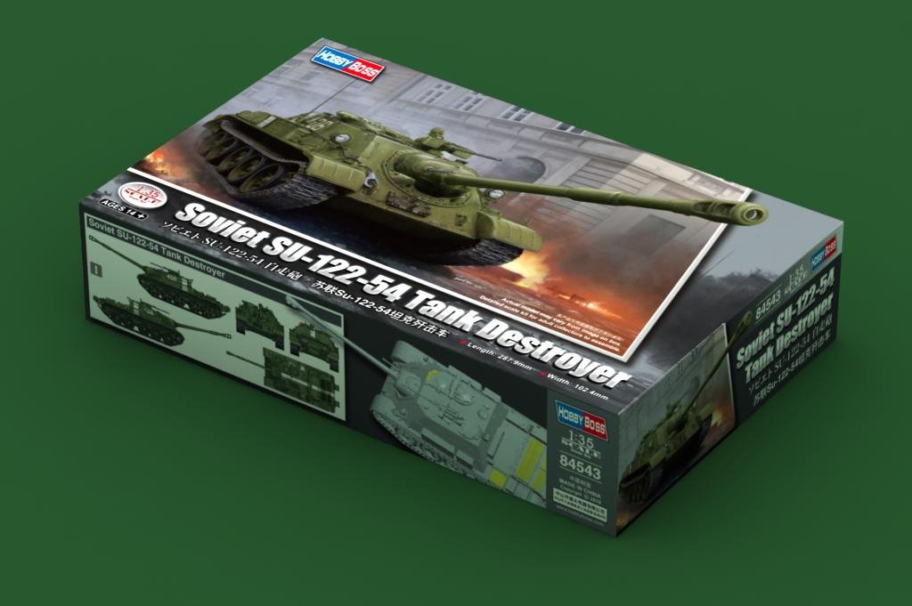 Hobby Boss 84543 Soviet SU-122-54 Tank Destroyer 1/35 – zdjęcie 2