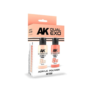 AK Interactive AK1550 DUAL EXO SET 8 – 8A TWINKLE PINK &amp;amp; 8B CHAR&amp;#39;S PINK
