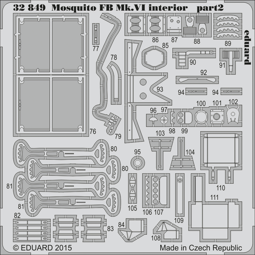 Eduard 32849 Mosquito FB Mk. VI interior – zdjęcie 2