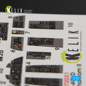 KELIK K72031 F-4(C,D) &amp;quot;PHANTOM II&amp;quot; INTERIOR 3D DECALS FOR HASEGAWA KIT 1/72 – zdjęcie 4