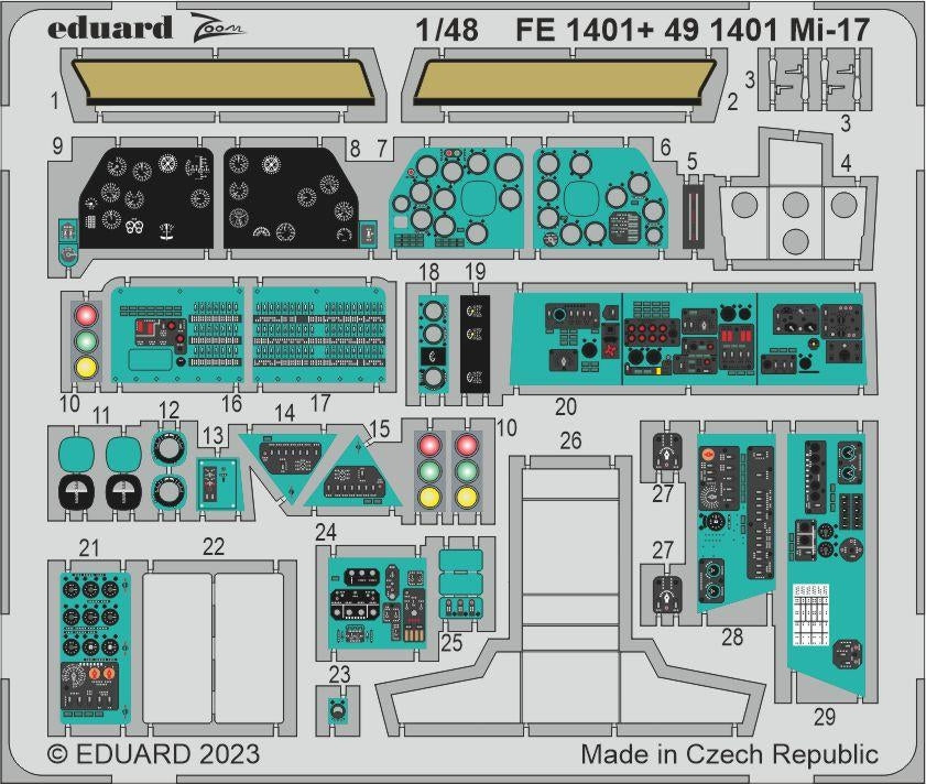 Eduard BIG49396 Mi-17 TRUMPETER 1/48 – zdjęcie 5