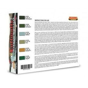 Lifecolor CS06 Acrylic paint set German Aircraft WWII Set 1 6x22ml – zdjęcie 2