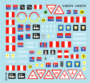 Star Decals 35-C1149 Royal Artillery in Italy 1943-45 1/35 – zdjęcie 3