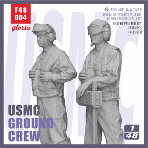 Gloria F48004 USMC LHA/LHD Ground Crew 2 figures 1/48 – image 2