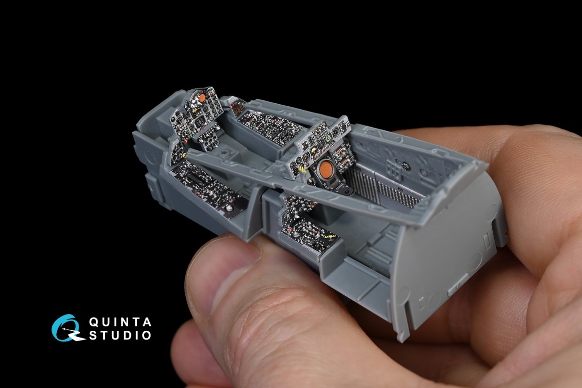 Quinta Studio QD48132 F-4S 3D-Printed &amp;amp; colored Interior on decal paper (for ZM SWS kit) 1/48 – image 6