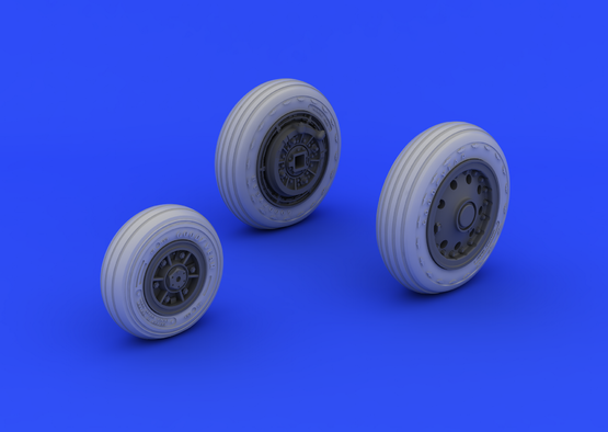 Eduard 632045 F-104 undercarriage wheels early 1/32 ITALERI – zdjęcie 4