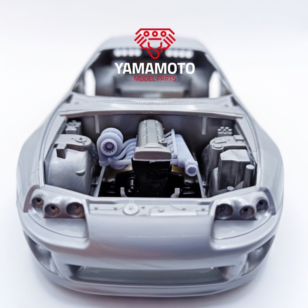 Yamamoto YMPTUN42 Turbo Kit 2JZ Toyota Supra for Tamiya 24123 1/24 – zdjęcie 2