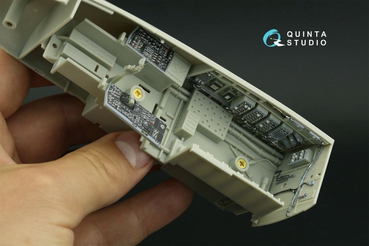 Quinta Studio QD32155 F-15C Early/F-15A/F-15J early 3D-Printed &amp;amp; coloured Interior on decal paper (Tamiya) 1/32 – zdjęcie 14
