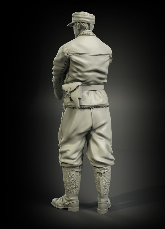 Panzer Art FI35-028 Waffen-SS tank officer winter clotches No.2 1/35 – image 4