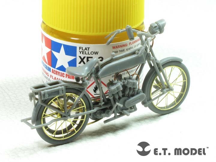 E.T. Model E35-255 WWI Peugeot 1917 750 cc 2 cyl Motorcyle (For MENG HS-005) 1/35 – Bild 4