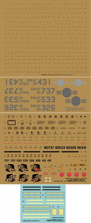 HobbyDecal AL48006V1 ROKAF F-4E The 17th FW, 2008 1/48 – image 4