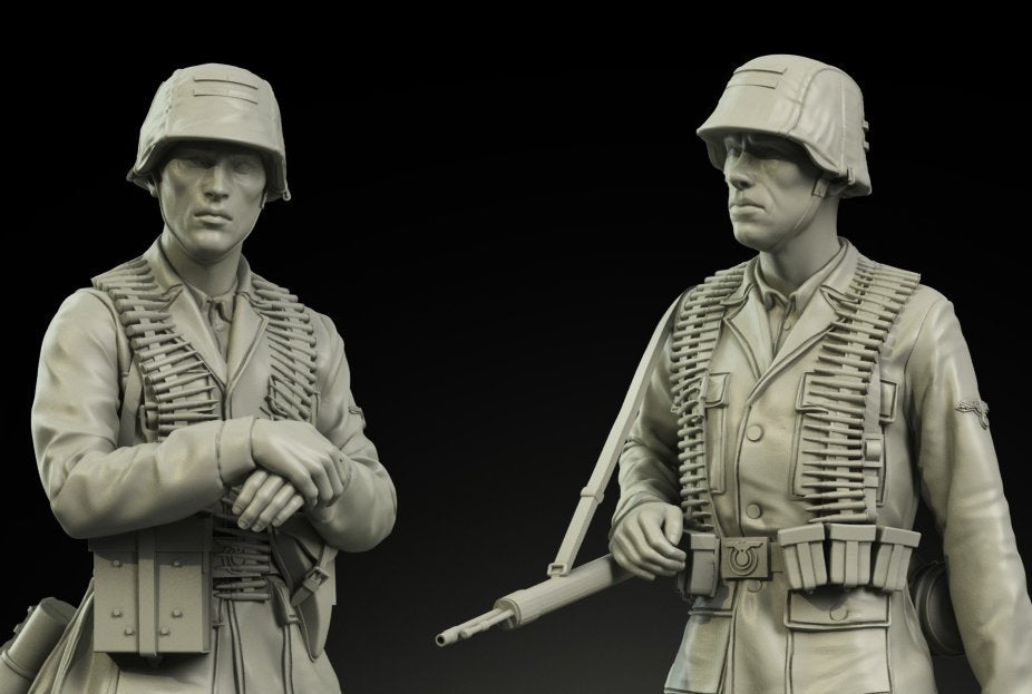 Panzer Art FI35-041 Waffen-SS MG-42 team set 1/35 – image 2