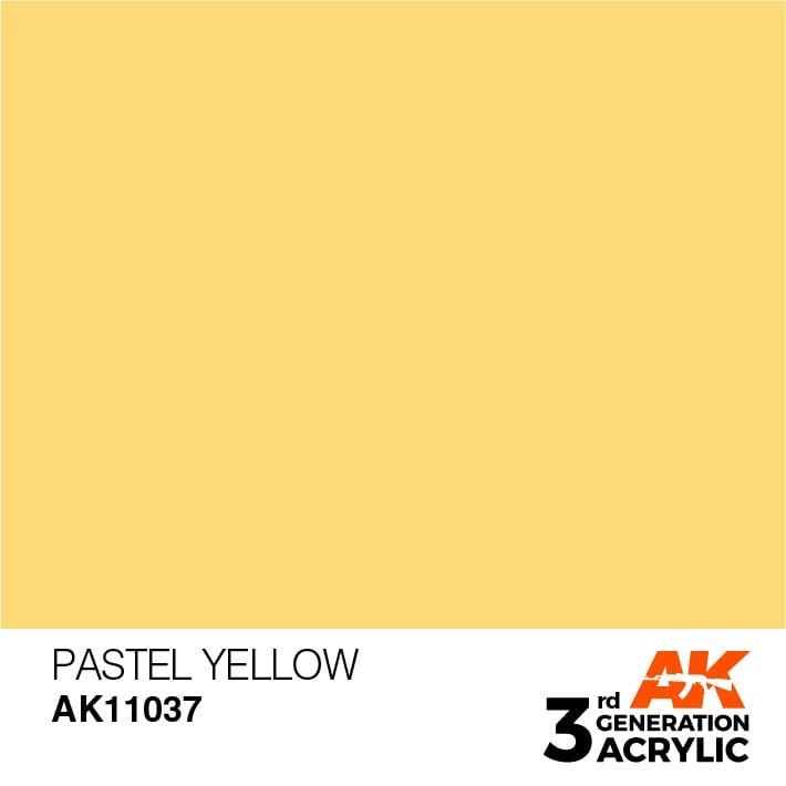 AK Interactive AK11037 Pastel Yellow 17ml