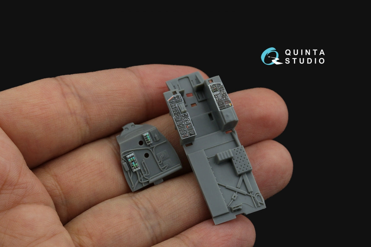 Quinta Studio QD72079 F-15C Early/F-15A/F-15J early 3D-Printed &amp;amp; colored Interior on decal paper (GWH) 1/72 – image 10