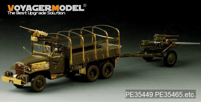 Voyager Model PE35449 WWII US 3inch M5 ATG/w M1 or 105mm Howitzer M2A1Carriage 2in1 For AFV CLUB 35S64 and 35160 1/35 – zdjęcie 9