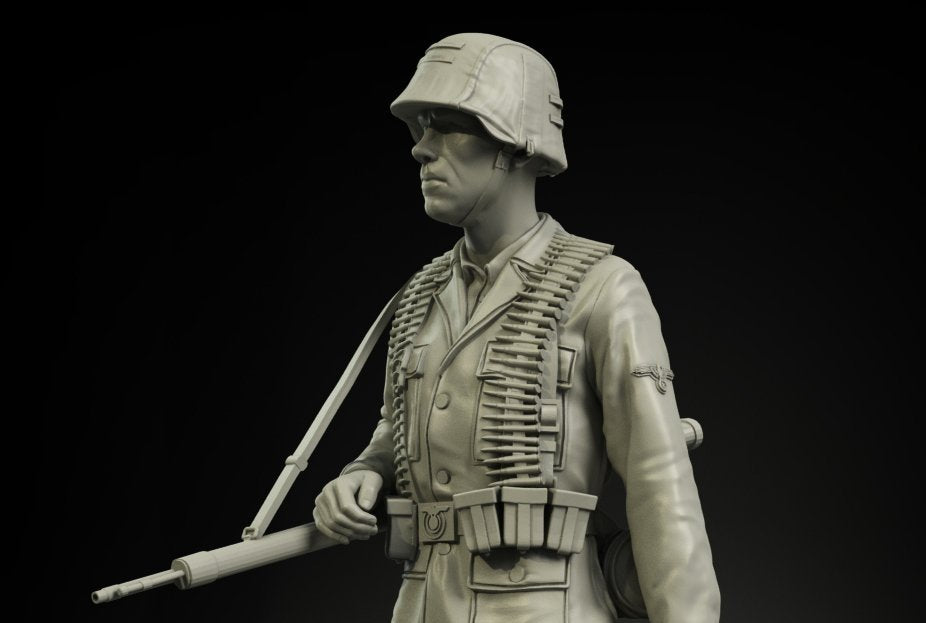 Panzer Art FI35-040 Waffen-SS MG-42 ammo carrier 1/35 – zdjęcie 3