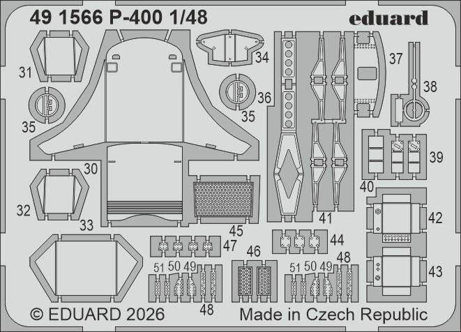 Eduard BIG49472 Bell P-400 Airacobra - Big Ed Set (for Arma Hobby Kits) 1/48
