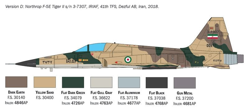 Italeri 2827 F-5E Tiger II 1/48 – zdjęcie 7