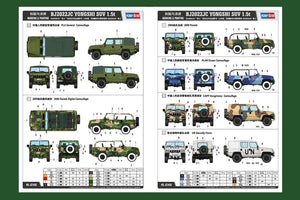 Hobby Boss 82466 BJ2022JC YONGSHI SUV 0.5t 1/35 – zdjęcie 3
