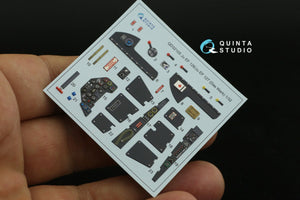Quinta Studio QD32105 Ju EF 126/EF 127 3D-Printed &amp;amp; coloured Interior on decal paper (Das Werk) 1/32 – zdjęcie 9