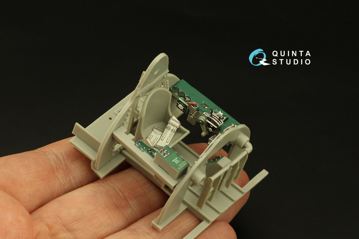 Quinta Studio QD32186 F4F-3 Wildcat 3D-Printed colored Interior on decal paper (Trumpeter) 1/32 – image 7