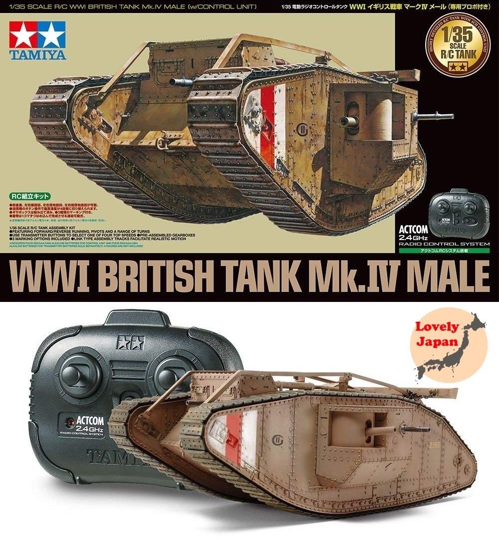 Tamiya 48214 RC BRITISH TANK MK.IV MALE 1/35