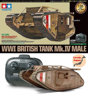 Tamiya 48214 RC BRITISH TANK MK.IV MALE 1/35