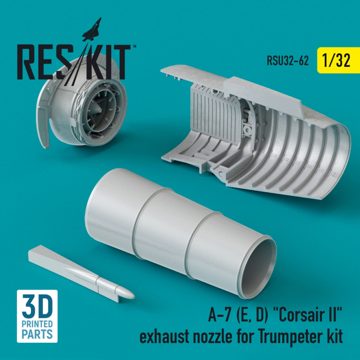 RESKIT RSU32-0062 A-7 (E, D) &amp;quot;CORSAIR II&amp;quot; EXHAUST NOZZLE FOR TRUMPETER KIT 1/32 – image 2