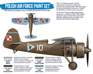 Hataka HTK-BS01 BLUE LINE – Polish Air Force paint set 4x17ml – zdjęcie 3
